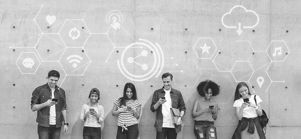 diverse-people-using-their-phones